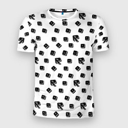 Мужская спорт-футболка Roblox pattern