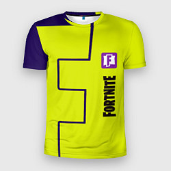 Мужская спорт-футболка Fortnite logo yellow game