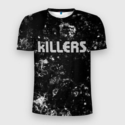Футболка спортивная мужская The Killers black ice, цвет: 3D-принт