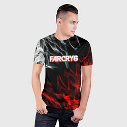 Футболка спортивная мужская Farcry flame, цвет: 3D-принт — фото 2