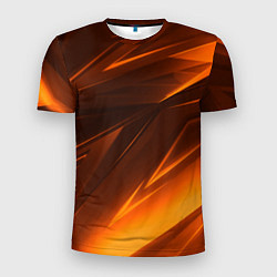 Мужская спорт-футболка Geometry stripes orange