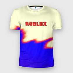Футболка спортивная мужская Roblox краски текстура game, цвет: 3D-принт