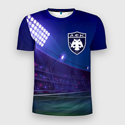 Мужская спорт-футболка AEK Athens ночное поле