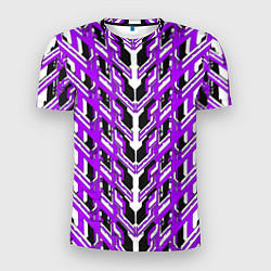 Мужская спорт-футболка Фиолетовая техно броня