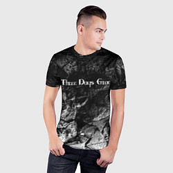 Футболка спортивная мужская Three Days Grace black graphite, цвет: 3D-принт — фото 2