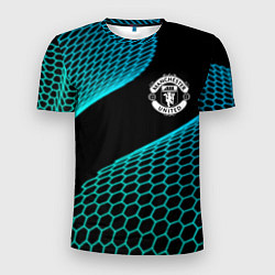 Мужская спорт-футболка Manchester United football net