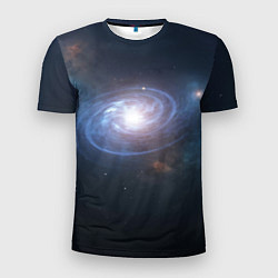 Мужская спорт-футболка Спиральная галактика