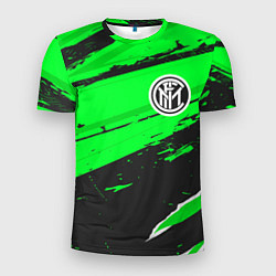Футболка спортивная мужская Inter sport green, цвет: 3D-принт