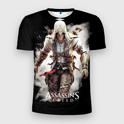 Футболка спортивная мужская Assassins creed белая пыль, цвет: 3D-принт