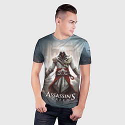 Футболка спортивная мужская Assassins creed poster game, цвет: 3D-принт — фото 2