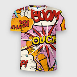 Мужская спорт-футболка Oops-boom: комикс бум