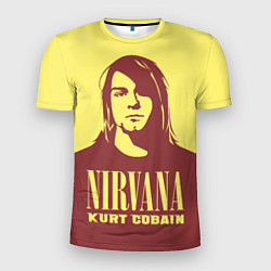 Мужская спорт-футболка Kurt Cobain Nirvana