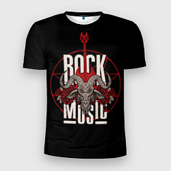 Мужская спорт-футболка Рок музыка - тяжёлый рок
