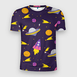 Мужская спорт-футболка Космические приключения