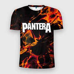 Мужская спорт-футболка Pantera red lava