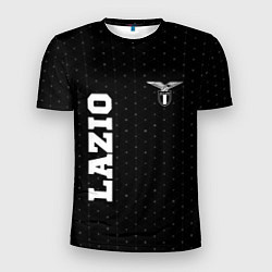 Мужская спорт-футболка Lazio sport на темном фоне вертикально