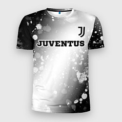 Футболка спортивная мужская Juventus sport на светлом фоне посередине, цвет: 3D-принт