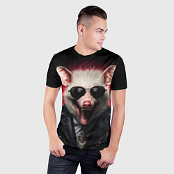Футболка спортивная мужская Крутой опоссум, цвет: 3D-принт — фото 2