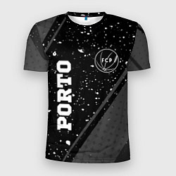 Мужская спорт-футболка Porto sport на темном фоне вертикально