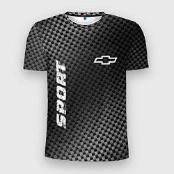 Мужская спорт-футболка Chevrolet sport carbon