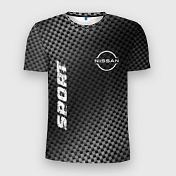 Мужская спорт-футболка Nissan sport carbon