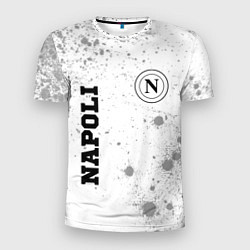 Мужская спорт-футболка Napoli sport на светлом фоне вертикально