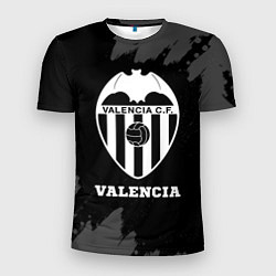 Футболка спортивная мужская Valencia sport на темном фоне, цвет: 3D-принт