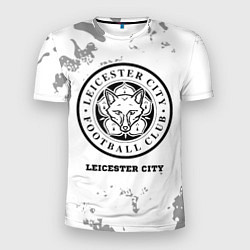 Футболка спортивная мужская Leicester City sport на светлом фоне, цвет: 3D-принт