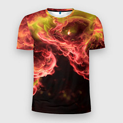 Мужская спорт-футболка Адское пламя инферно - inferno flame