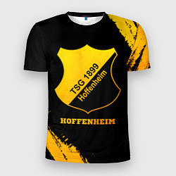 Футболка спортивная мужская Hoffenheim - gold gradient, цвет: 3D-принт