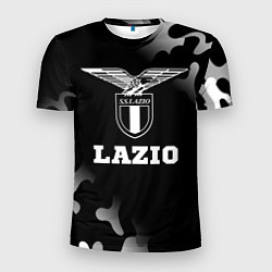 Футболка спортивная мужская Lazio sport на темном фоне, цвет: 3D-принт