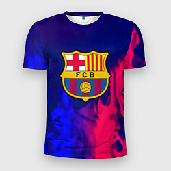 Футболка спортивная мужская Barcelona fc club gradient, цвет: 3D-принт