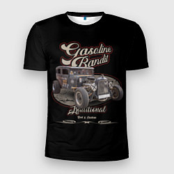 Мужская спорт-футболка Традиционный хотрод в стиле rat