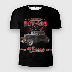 Мужская спорт-футболка Классический хот-род