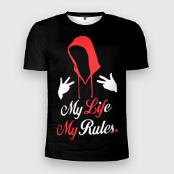 Мужская спорт-футболка My life - my rules