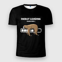 Футболка спортивная мужская Energy loading - please wait, цвет: 3D-принт