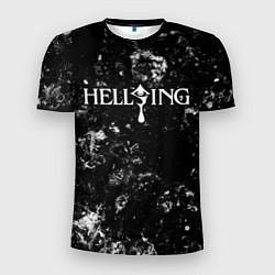 Футболка спортивная мужская Hellsing black ice, цвет: 3D-принт