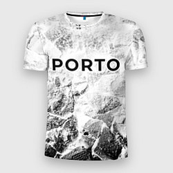 Футболка спортивная мужская Porto white graphite, цвет: 3D-принт