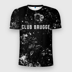Футболка спортивная мужская Club Brugge black ice, цвет: 3D-принт