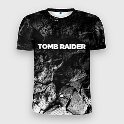 Футболка спортивная мужская Tomb Raider black graphite, цвет: 3D-принт