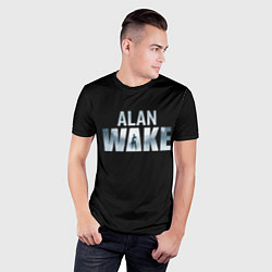 Футболка спортивная мужская Алан Вейк лого, цвет: 3D-принт — фото 2
