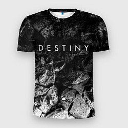 Футболка спортивная мужская Destiny black graphite, цвет: 3D-принт