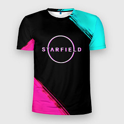 Мужская спорт-футболка Starfield neon