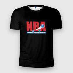 Футболка спортивная мужская NBA sport basketball, цвет: 3D-принт