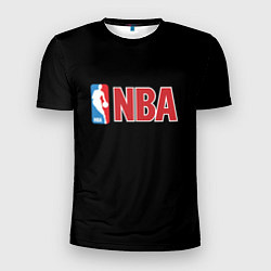 Футболка спортивная мужская NBA logo, цвет: 3D-принт