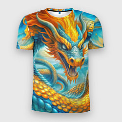 Мужская спорт-футболка Огромная змея