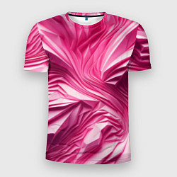Футболка спортивная мужская Розовые ломанные линии, цвет: 3D-принт