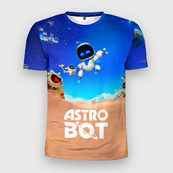 Мужская спорт-футболка Astro bot персонажи