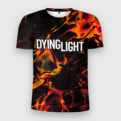 Мужская спорт-футболка Dying Light red lava