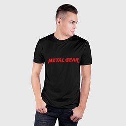 Футболка спортивная мужская Metal gear red logo, цвет: 3D-принт — фото 2